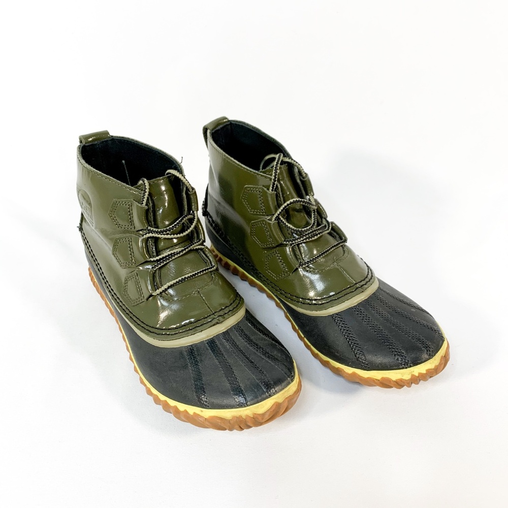 SOREL Out n About Rain Boot Nori Waterproof Winter - Picture 3 of 8